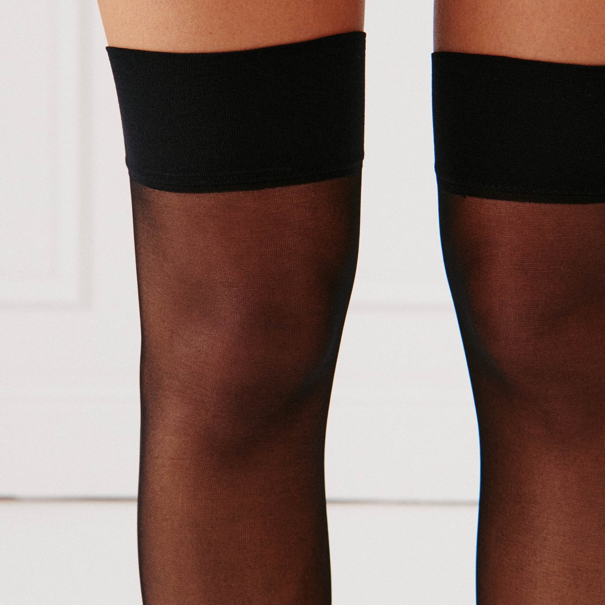 Bas voile 20 deniers OPASTOCKIZ noir, UNDIZ