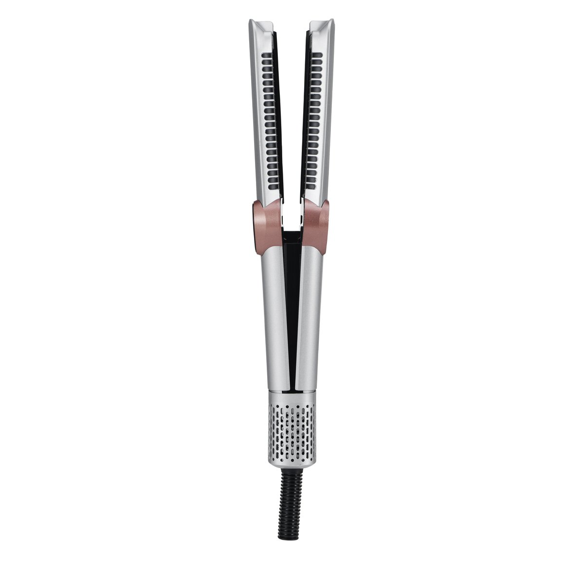 SENYA Lisseur Séchant argenté Wet & Dry 2 en 1 Hair Fusion– Lisseur et Sèche-Cheveux à Air Chaud, Température et Vitesse Ajustables SYWB-HS027S argent, SENYA