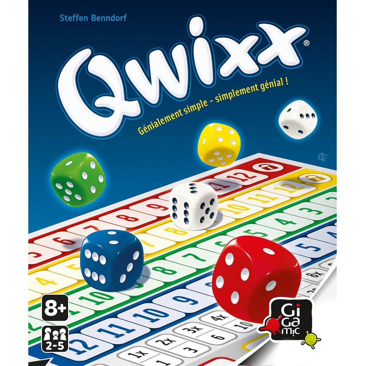 Qwixx marron, GIGAMIC