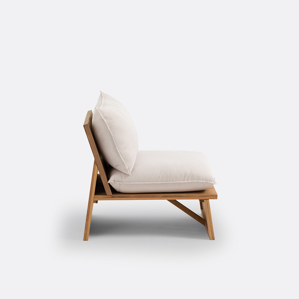 Fauteuil de jardin, acacia, Brut acacia, LA REDOUTE INTERIEURS