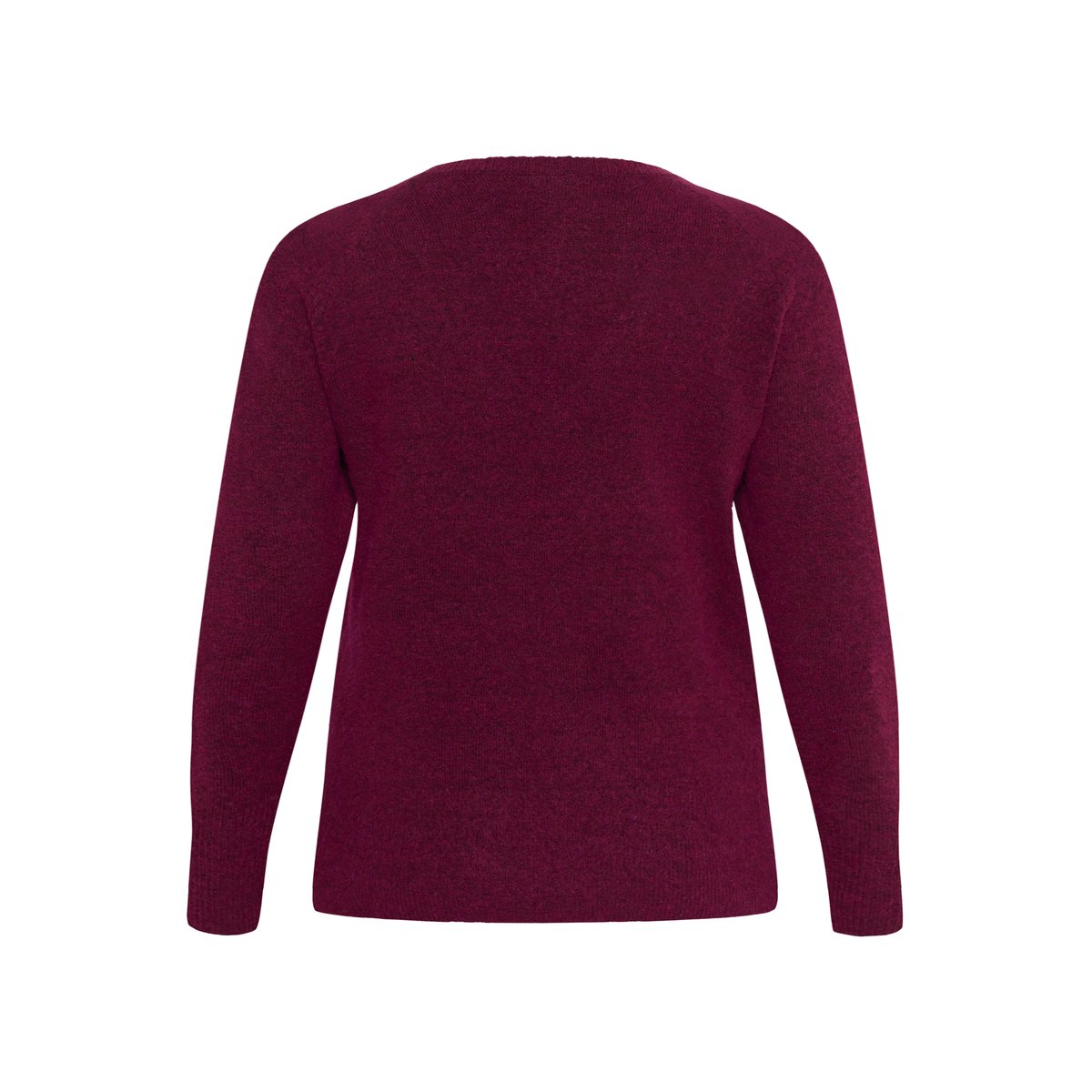 Pullover tricoté rouge windsor wine, KAFFE CURVE