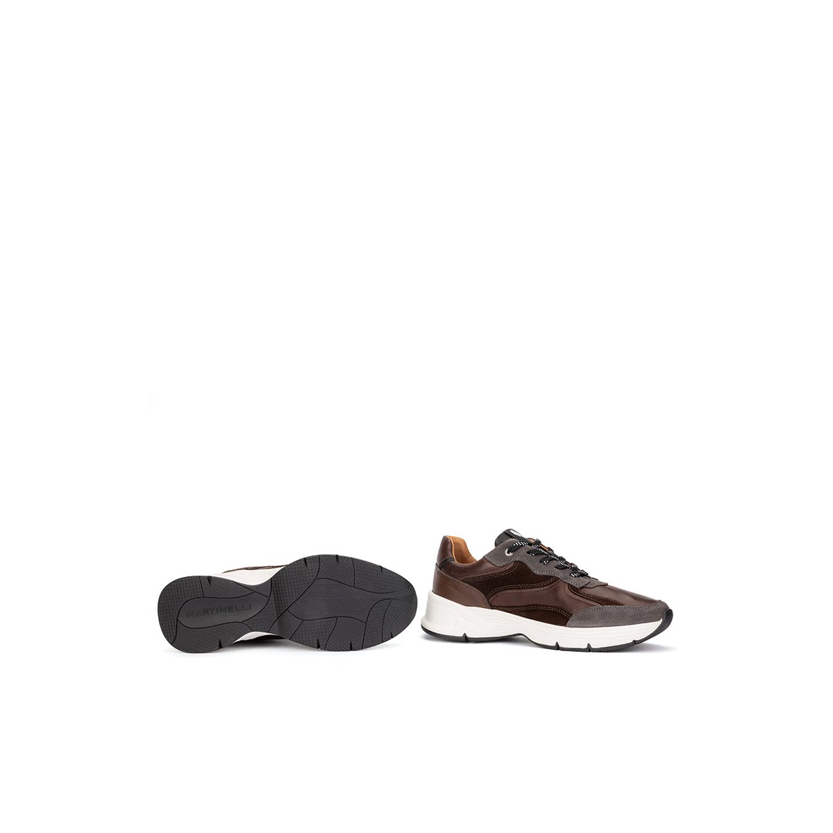 Baskets cuir Norwich olmo, MARTINELLI