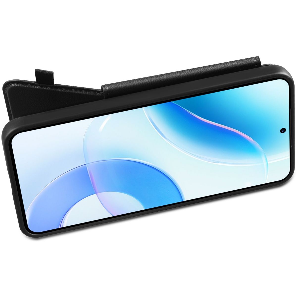 Etui Samsung S25+ noir couleur unique, ADEQWAT