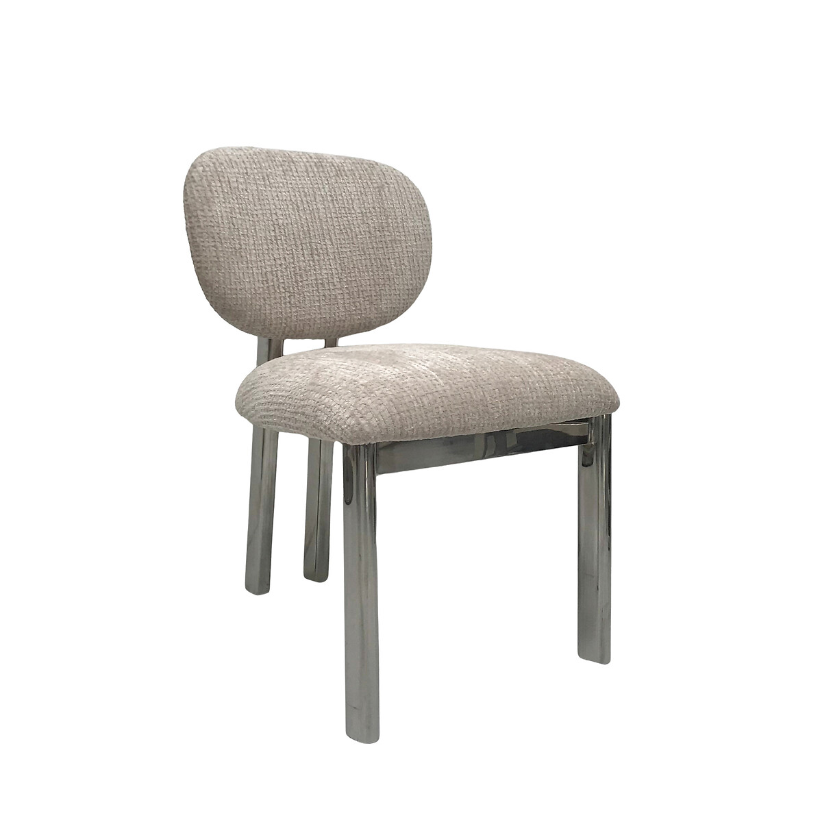 Awari Chenille Upholstered Dining Chair cream, ÉDITÉ