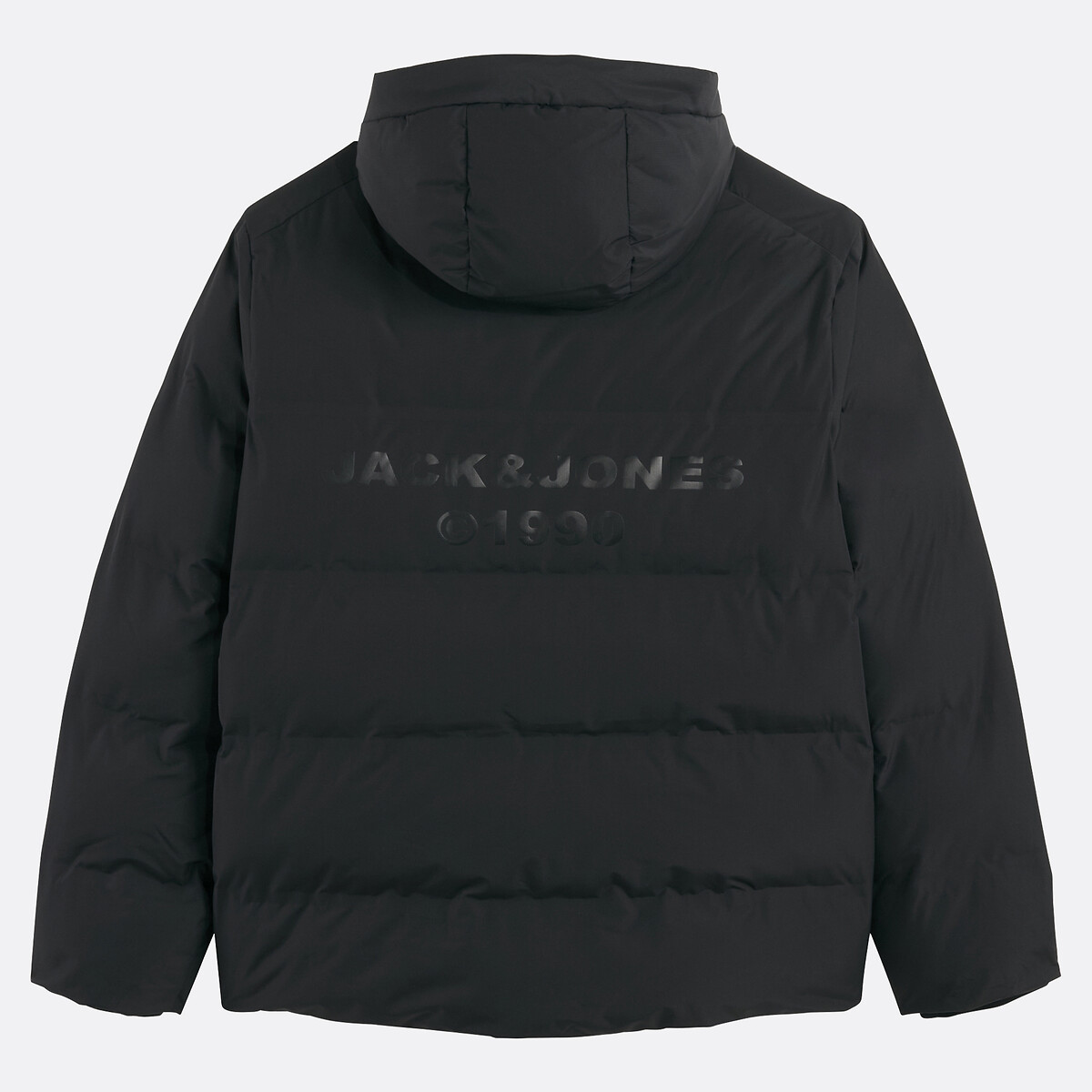 Doudoune à capuche avec logo noir, JACK & JONES