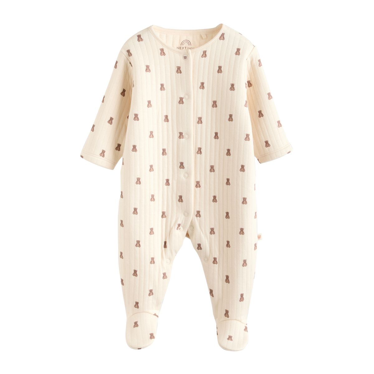 Dors-bien bébé motif ours matelassé, lot de 2 marron, NEXT