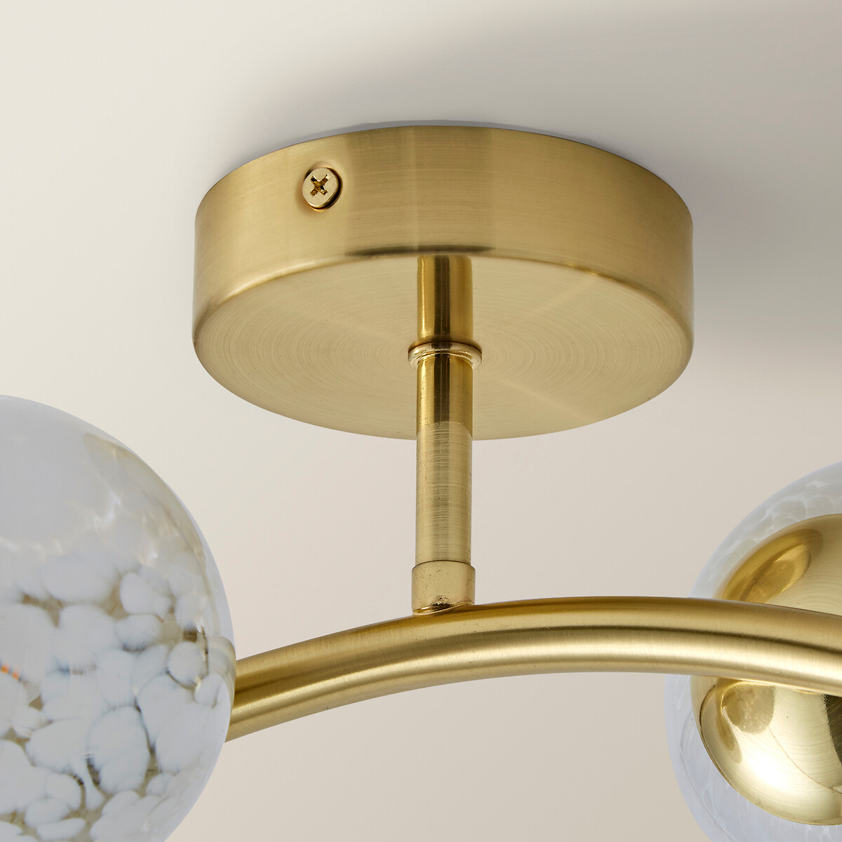 Jess 4-Light Confetti Glass Ceiling Light gold-coloured, SO'HOME