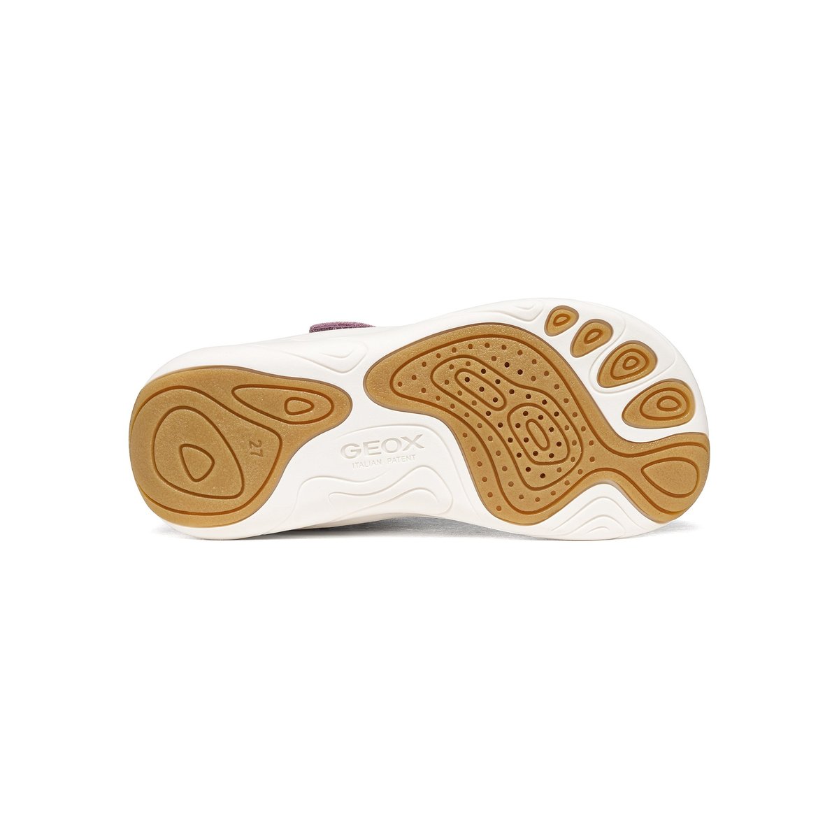 Baskets J FOOT-RUN vieux rose/blanc, GEOX