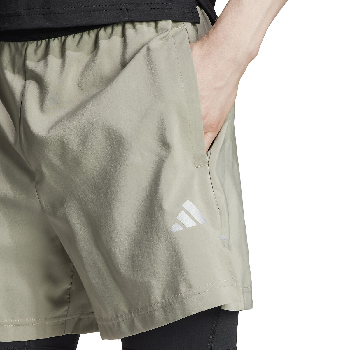 2-in-1 Gym Shorts beige, adidas Performance