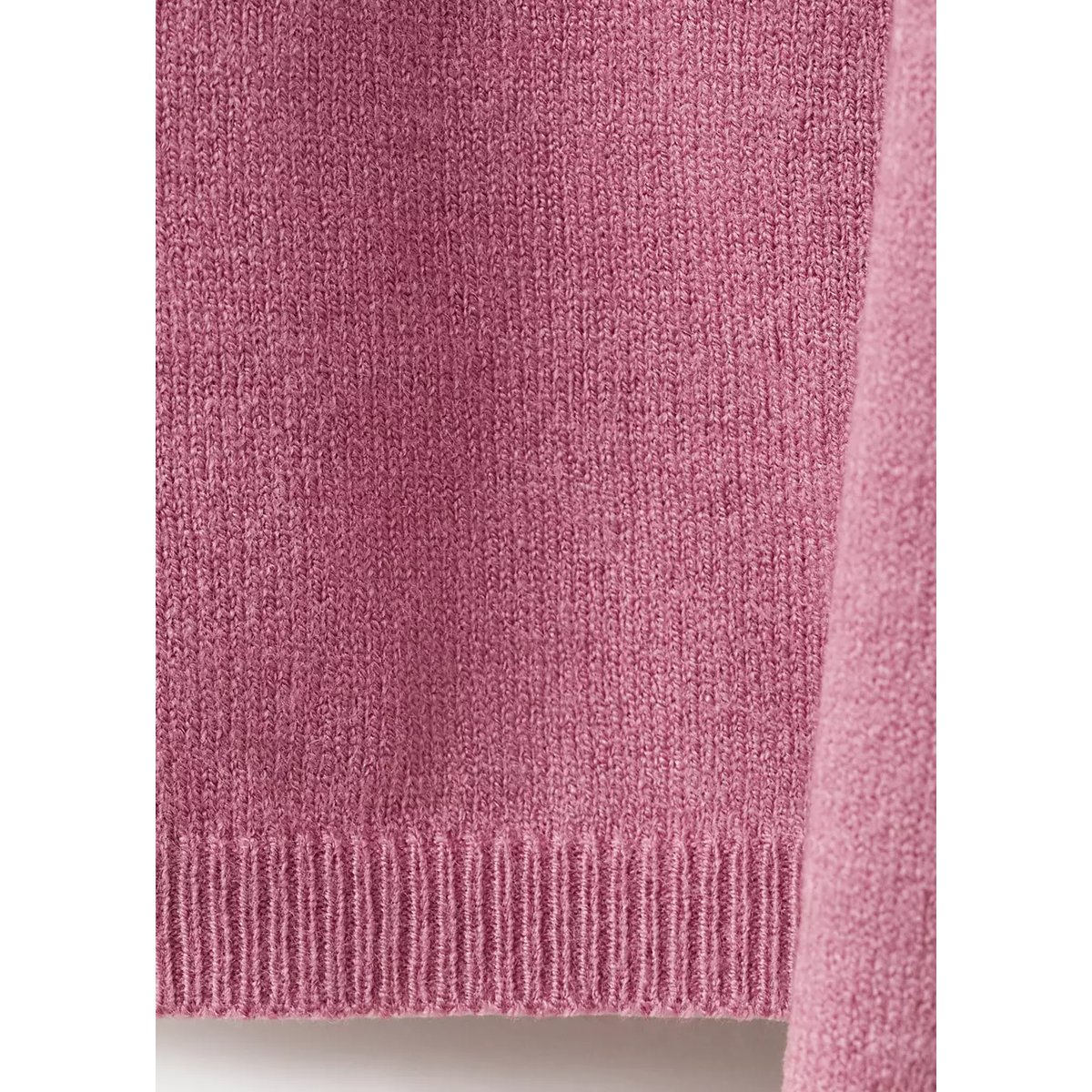 Top maille asymétrique rose, MANGO TEEN