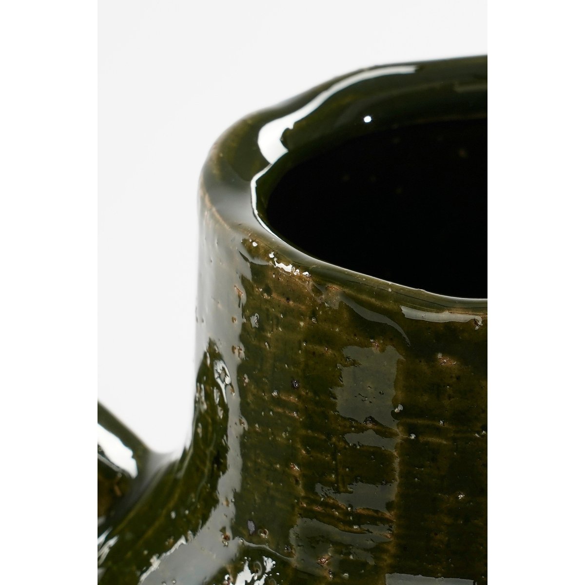 Vase Ø26 cm ELENA vert, MICA DECORATIONS