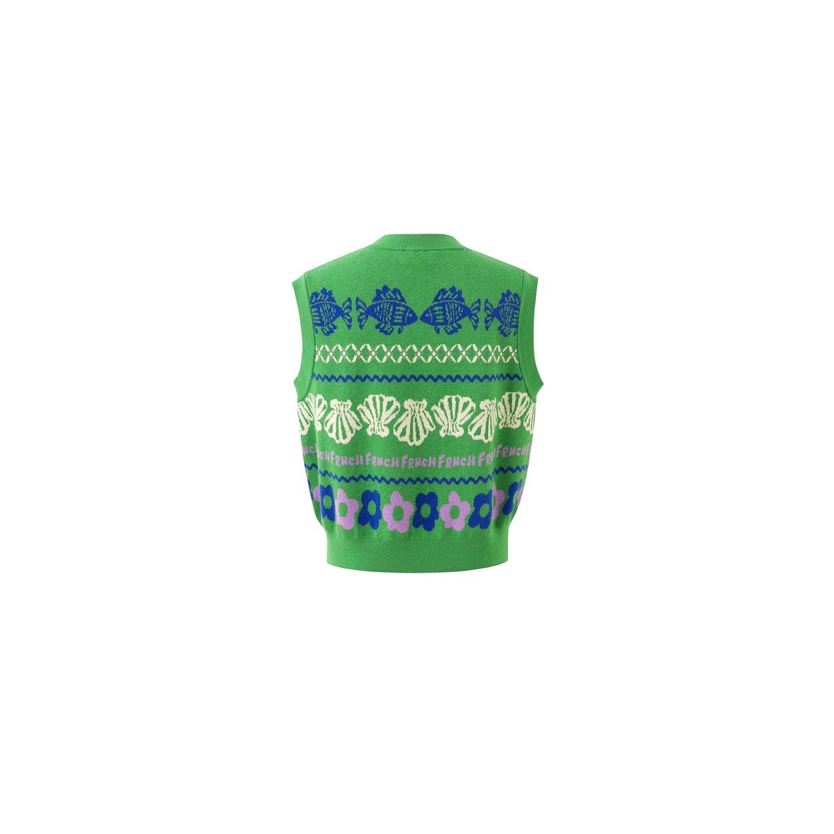 Pull JOHANNE vert, FRNCH