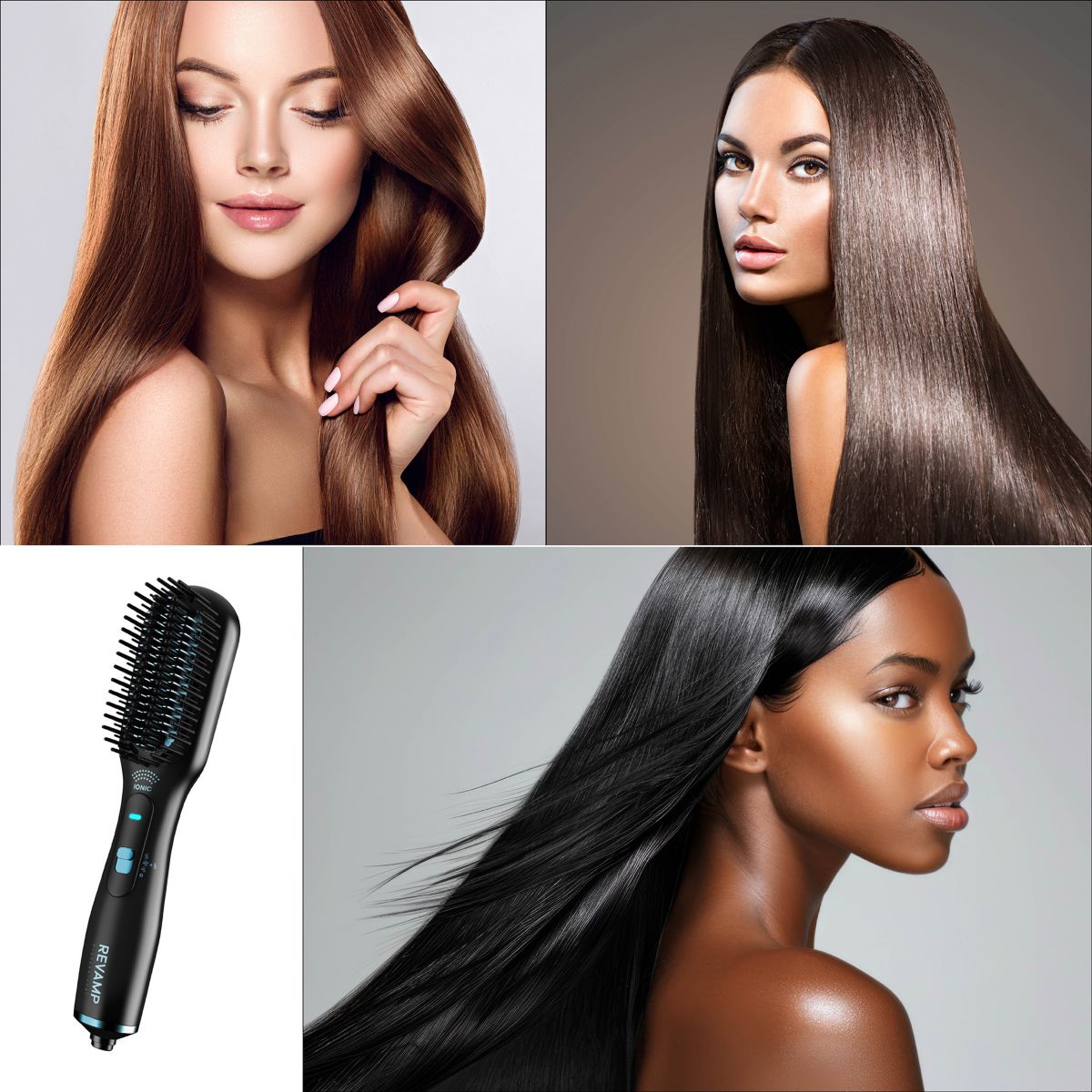 Brosse soufflante Deepform 2 en 1 Progloss couleur unique, REVAMP