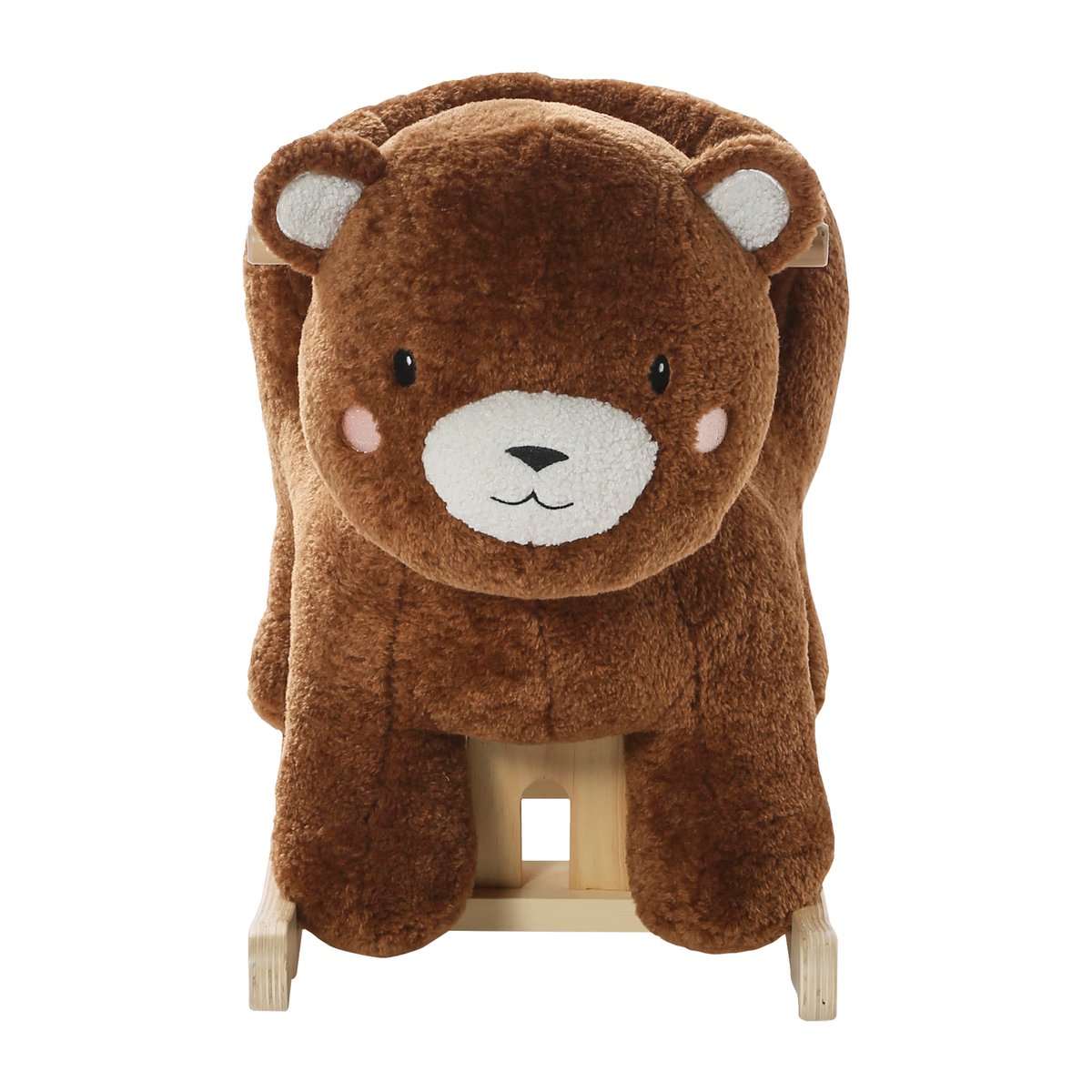 Ours à bascule en bois FSC® marron, VERTBAUDET