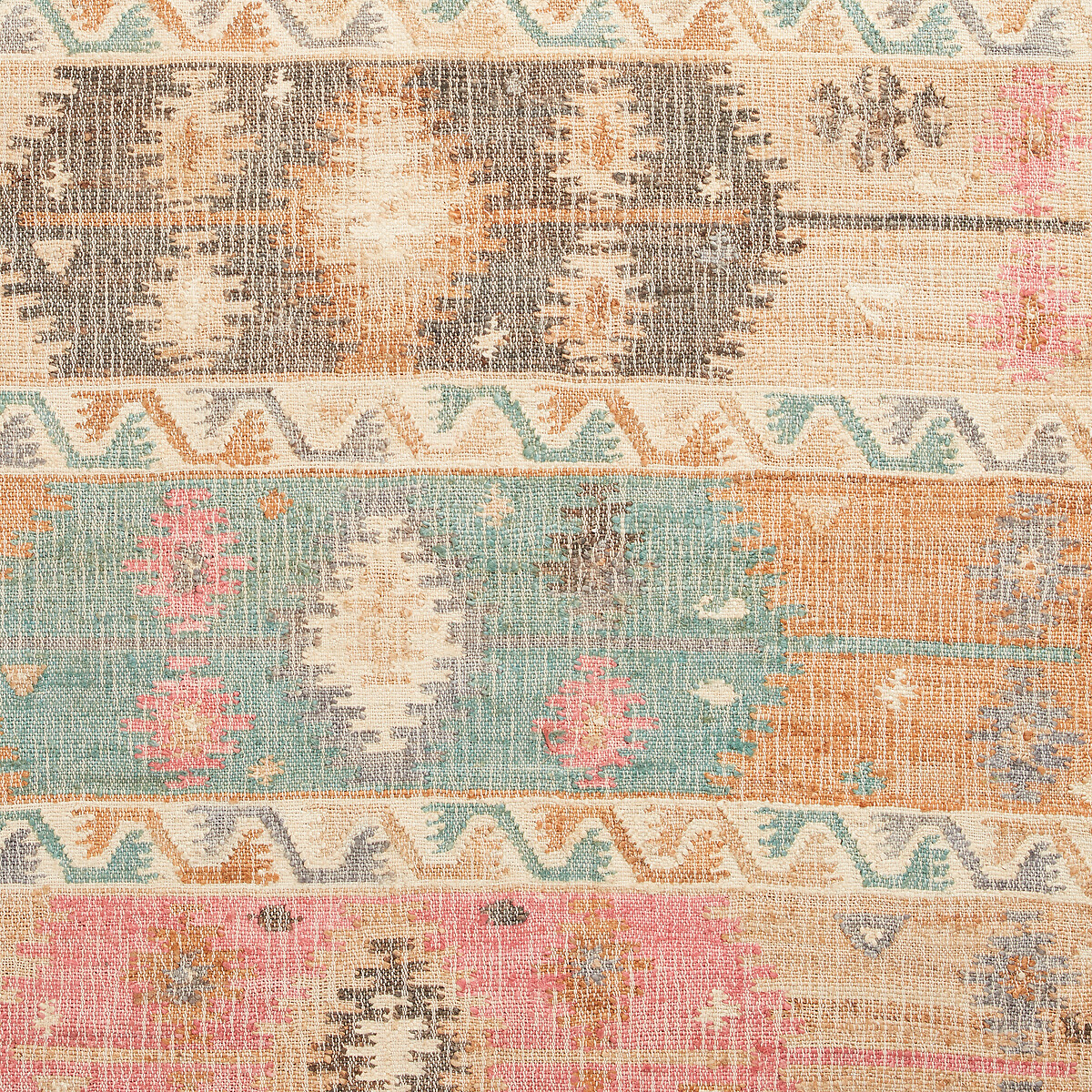 Aztec Hand Woven Jute Rug multi-coloured, ÉDITÉ
