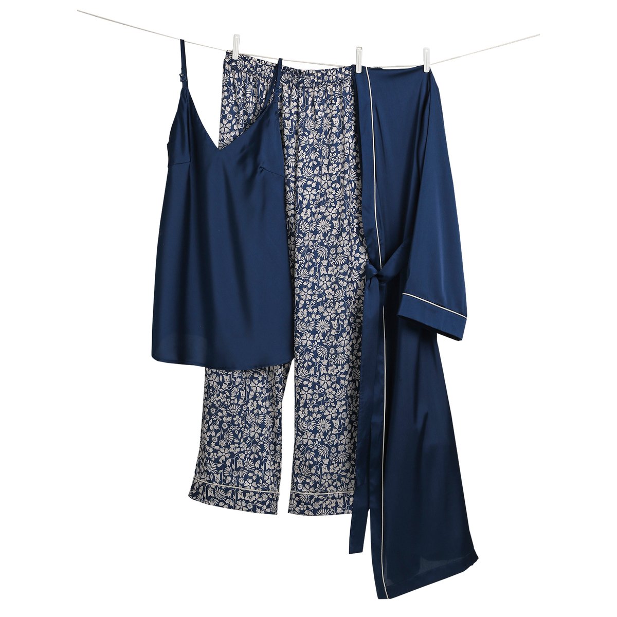 Ensemble 3 pièces homewear Before and After marine, VERTBAUDET