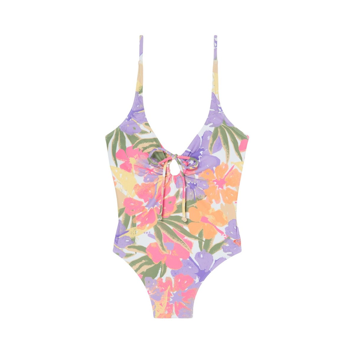 Maillot de bain une pièce HAZEY HIBISCUS ONE-PIECE. blanc cloud dancer hazey hibiscus, ROXY