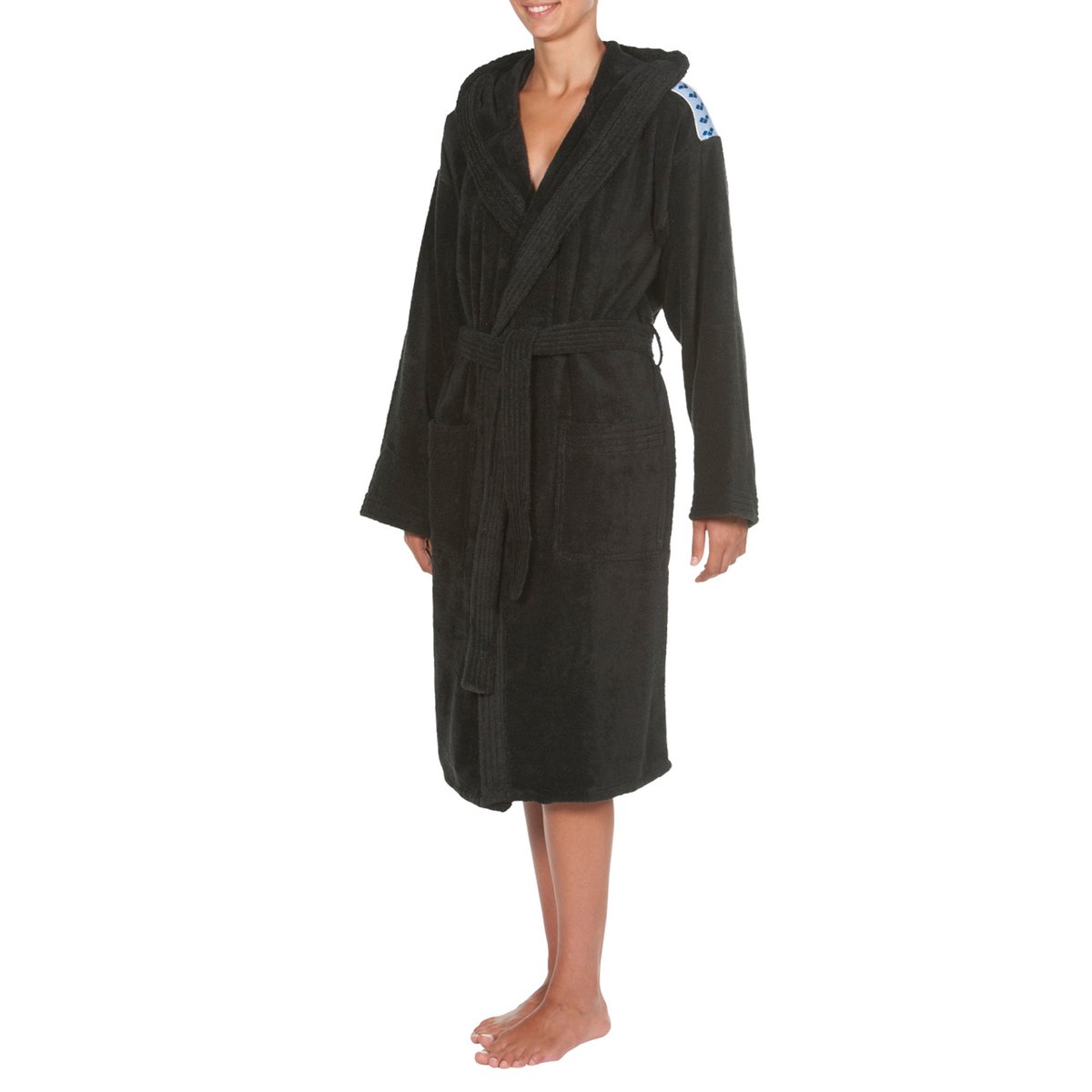 Peignoir Soft Robe Core black white, ARENA