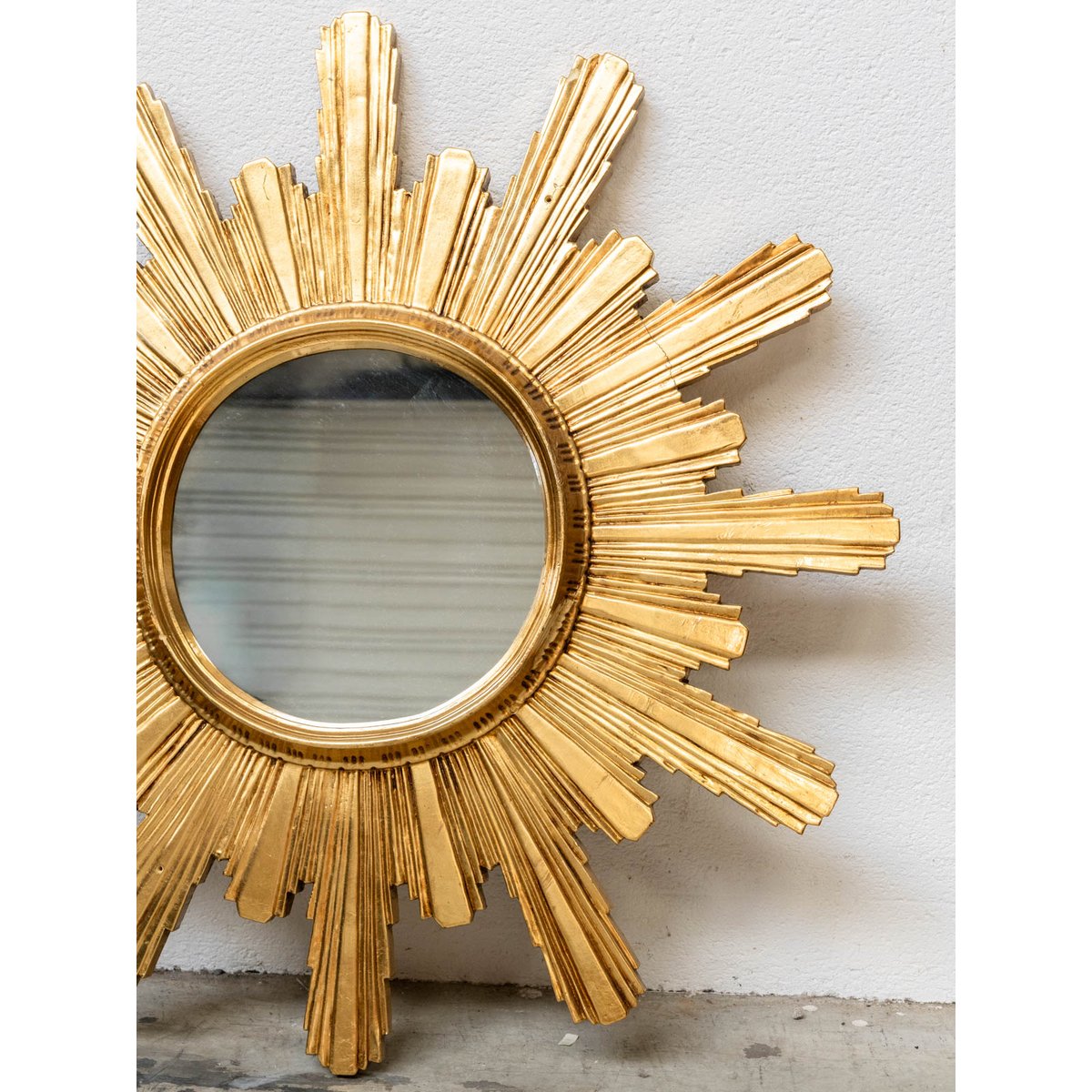 Grand miroir soleil doré Igor N°1119 - Bon état doré, DEBONGOUT