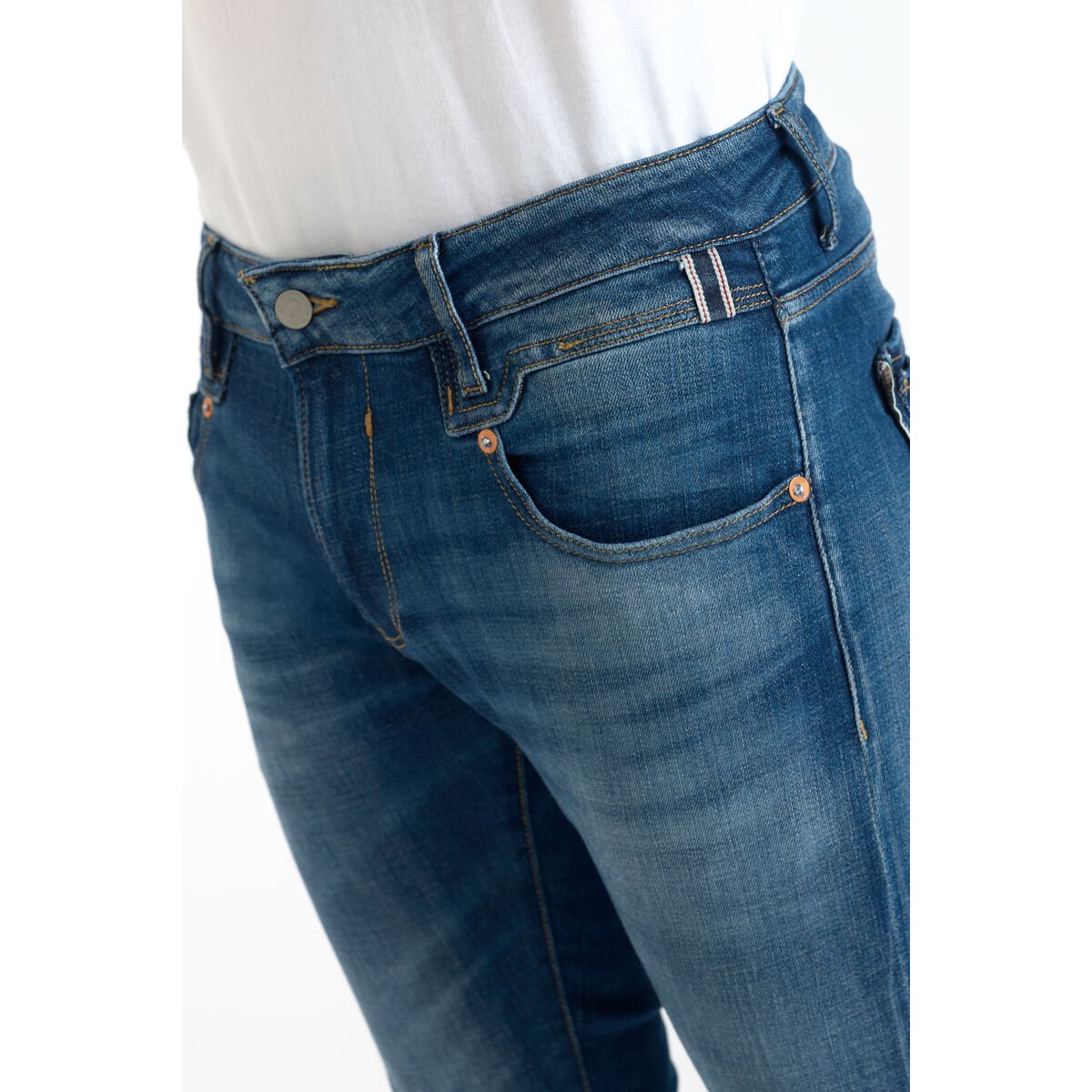 Jeans skinny POWER, 7/8ème blue, LE TEMPS DES CERISES