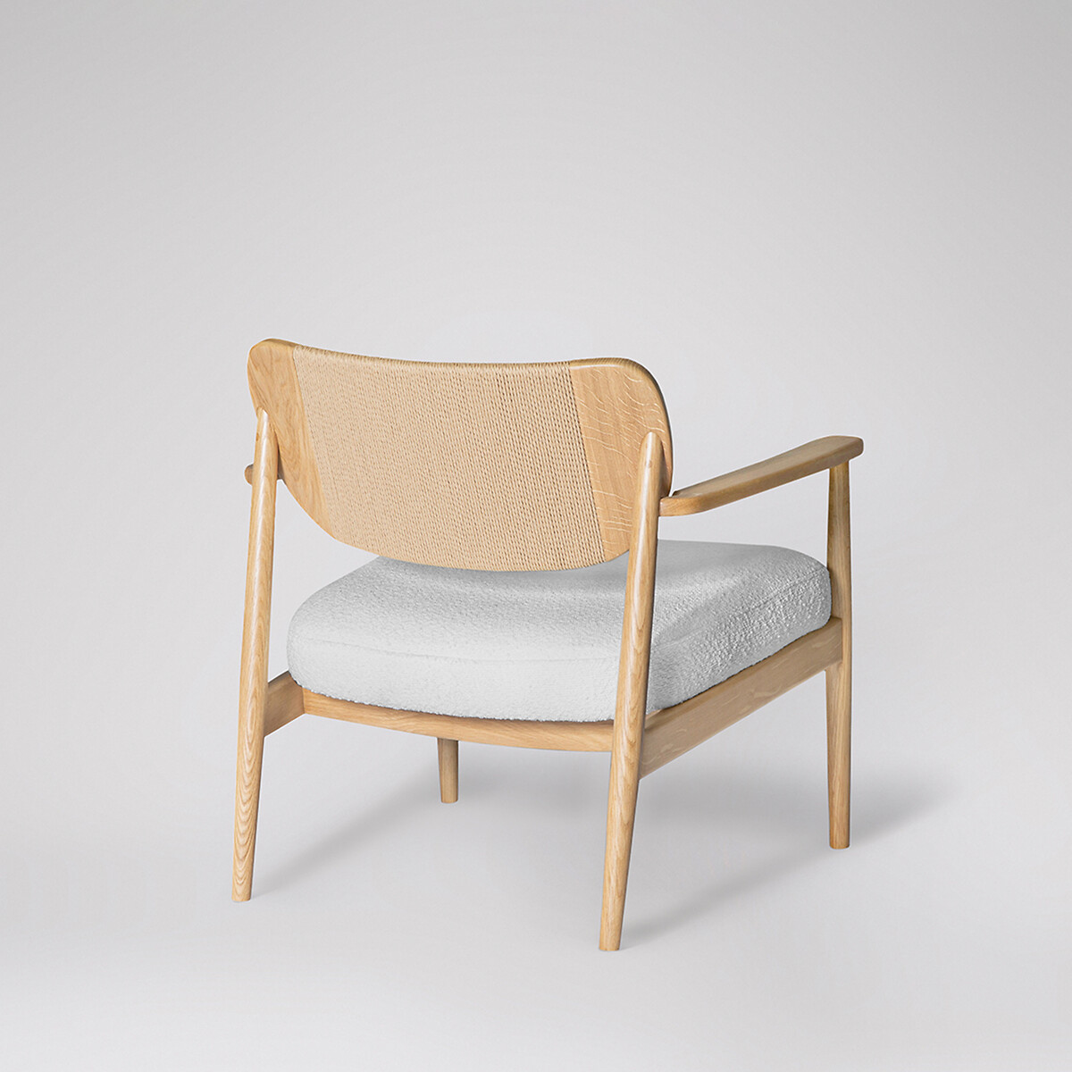 Ashwell Fabric Armchair white, SWOON