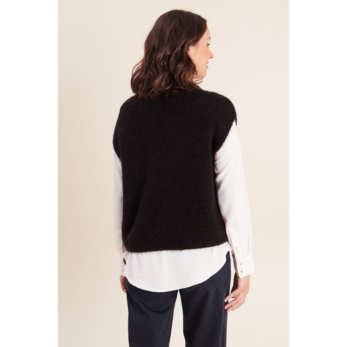 Pull sans manches noir, BREAL