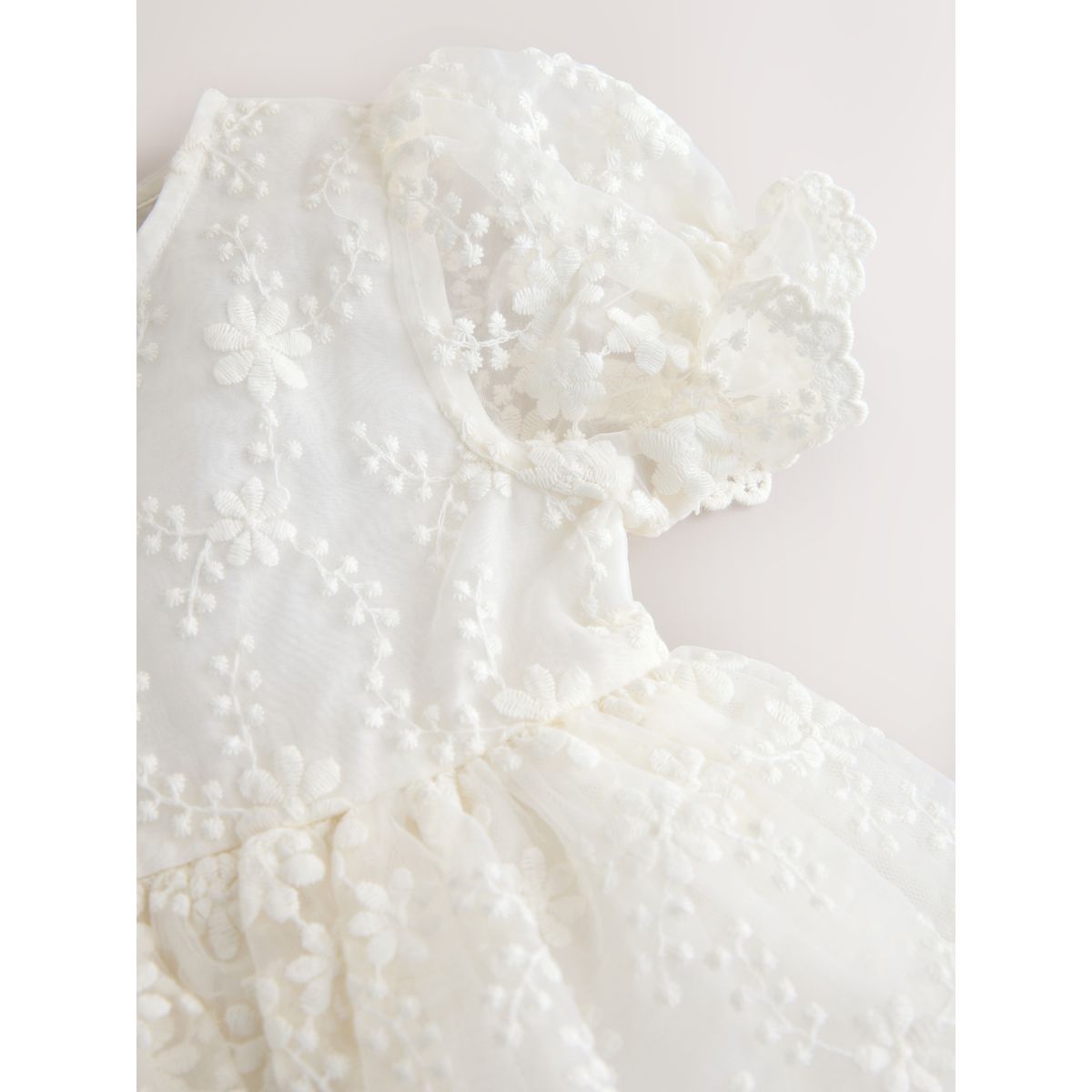 Robe de bal brodée ivoire, NEXT