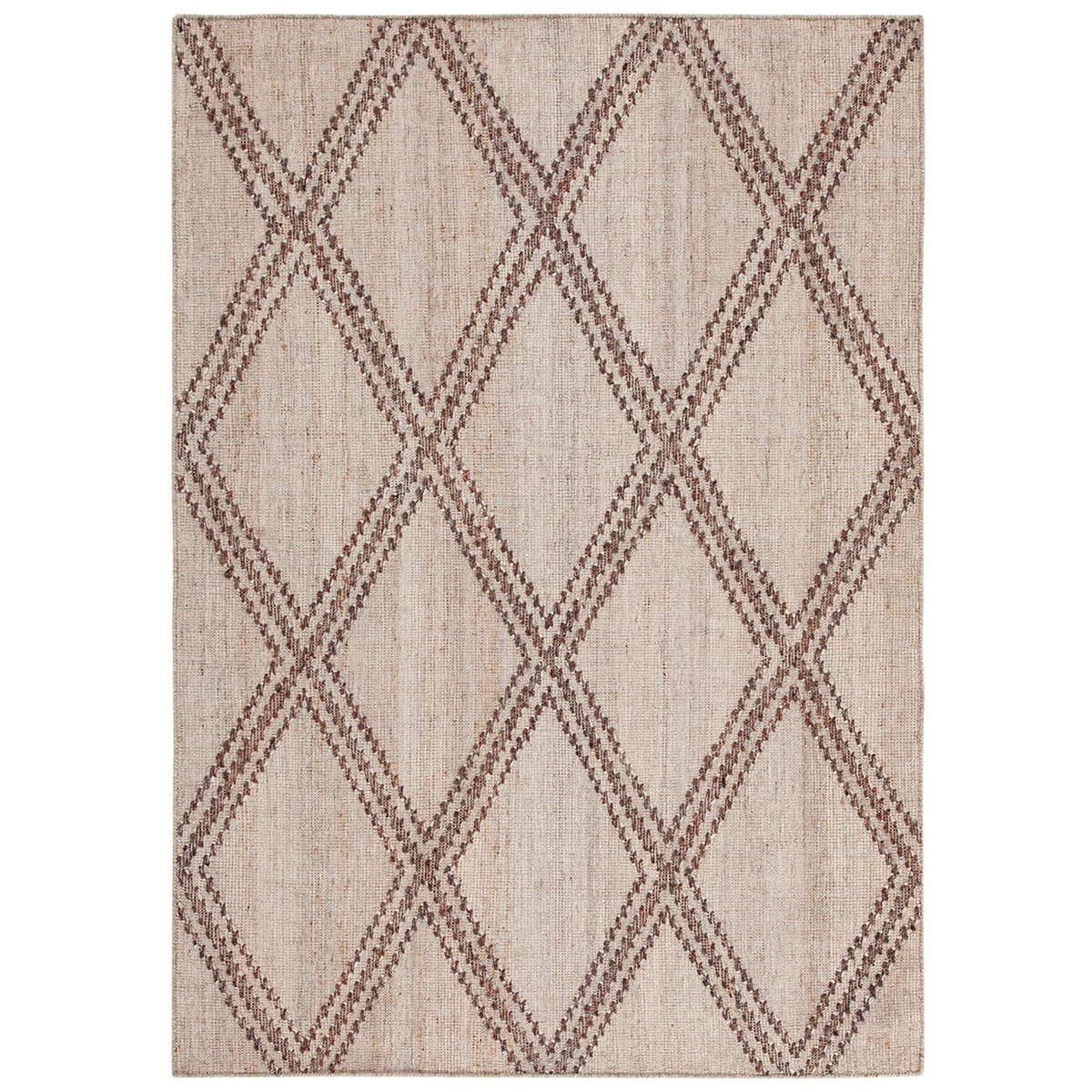 Tapis intérieur extérieur tissé plat PULSO beige, NOVATREND