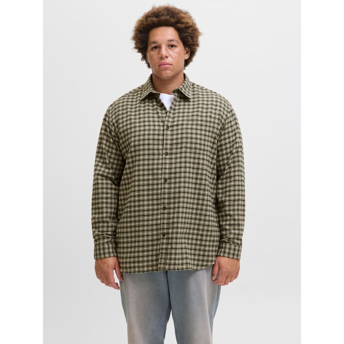 Chemise dusty olive, JACK & JONES