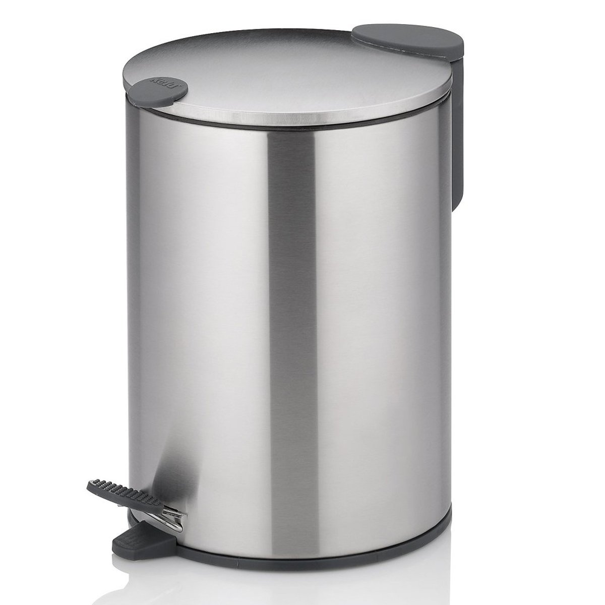 Poubelle Mats inox 3 L argent / métallique, KELA