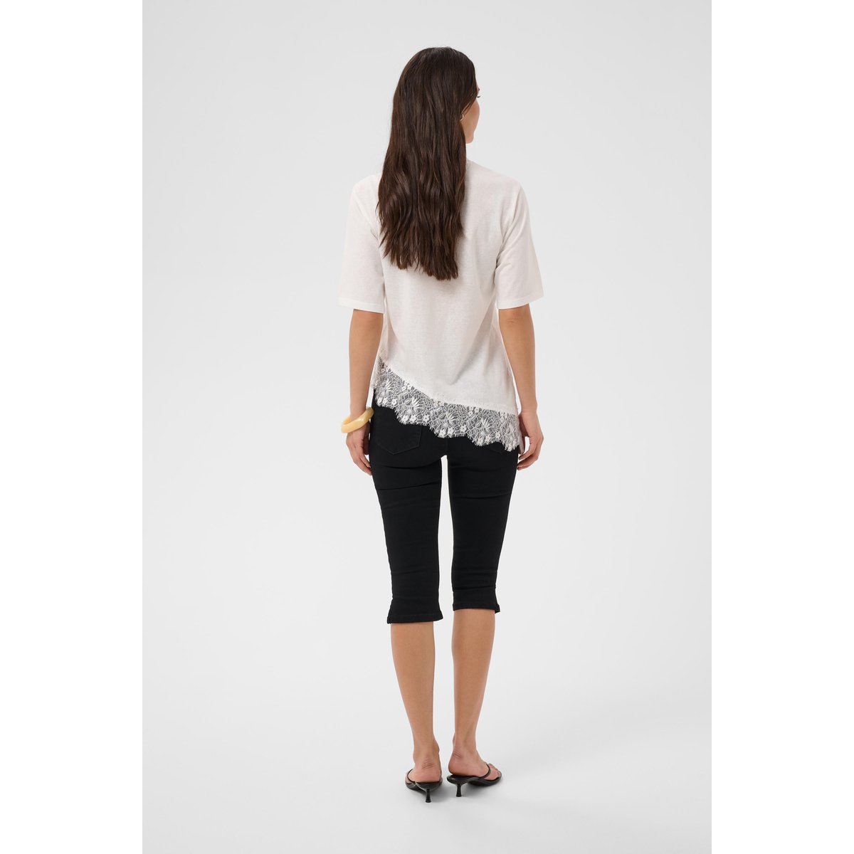 T-shirt à manches courtes blanc chalk, KAFFE