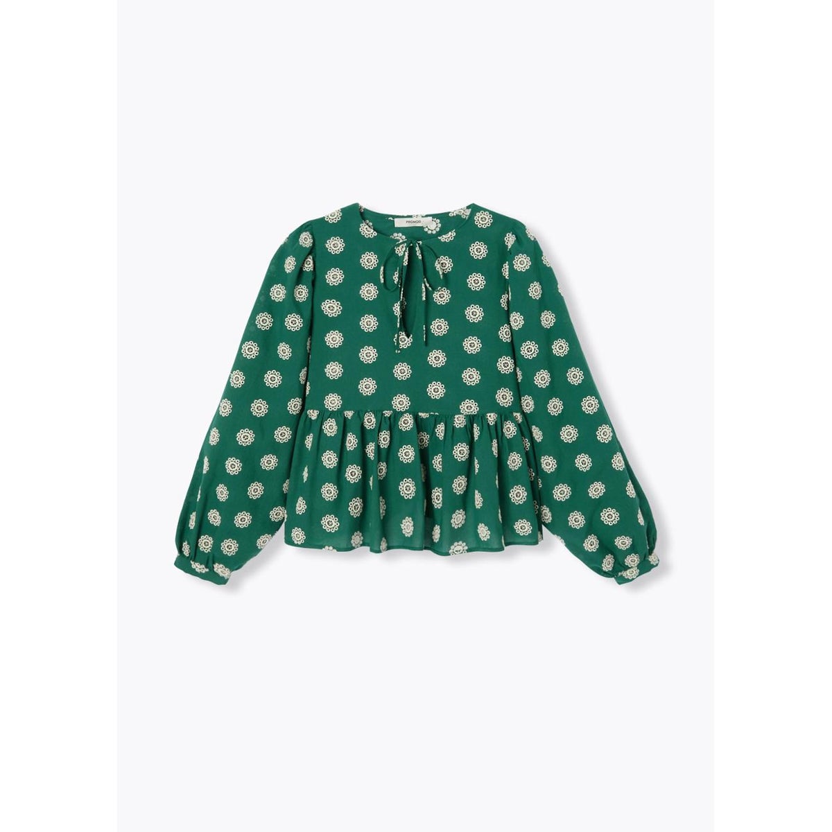 Blouse brodée kaki, PROMOD
