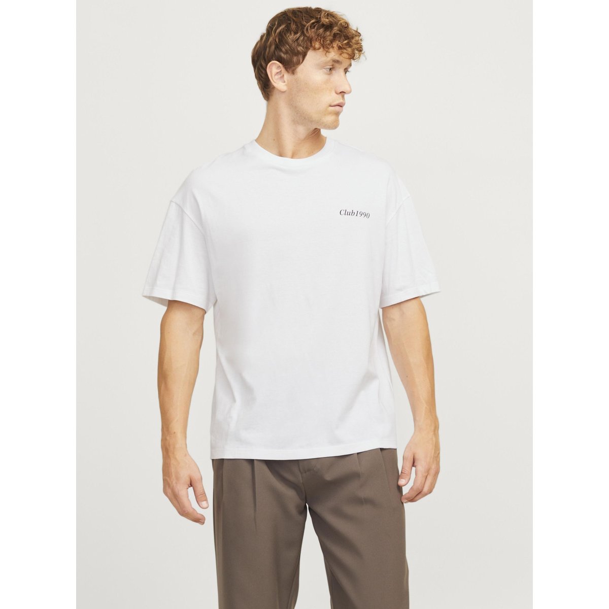 T-Shirt white 1, JACK & JONES