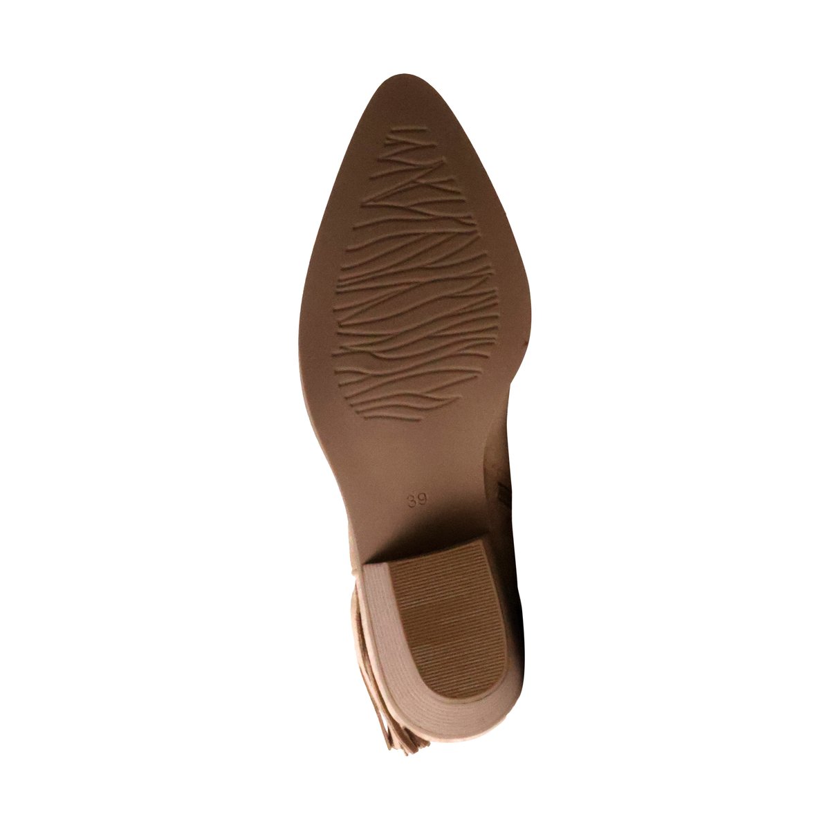 Bottines à Zip beige, ENZA NUCCI