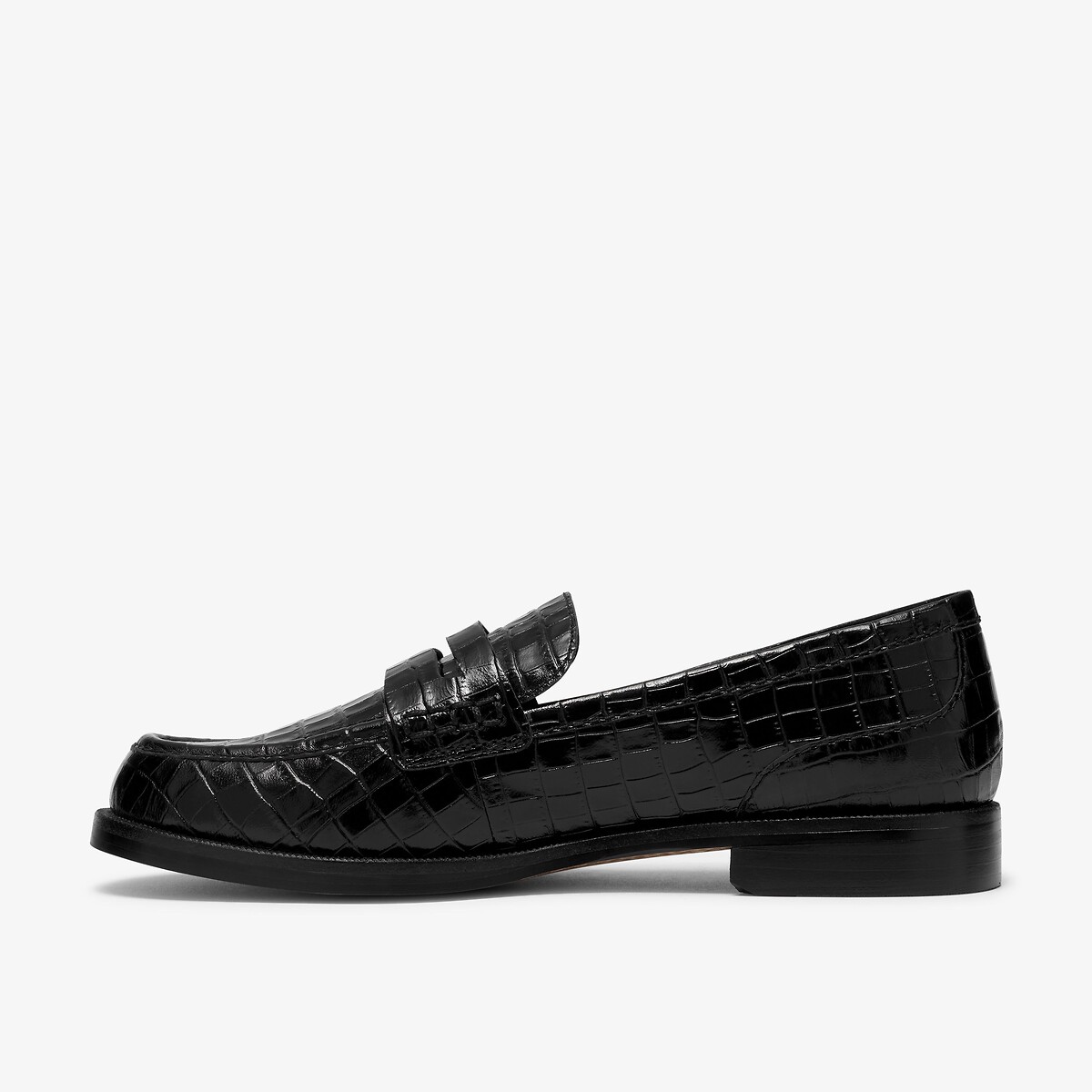 Straven2 Penny leather loafers black, CLARKS