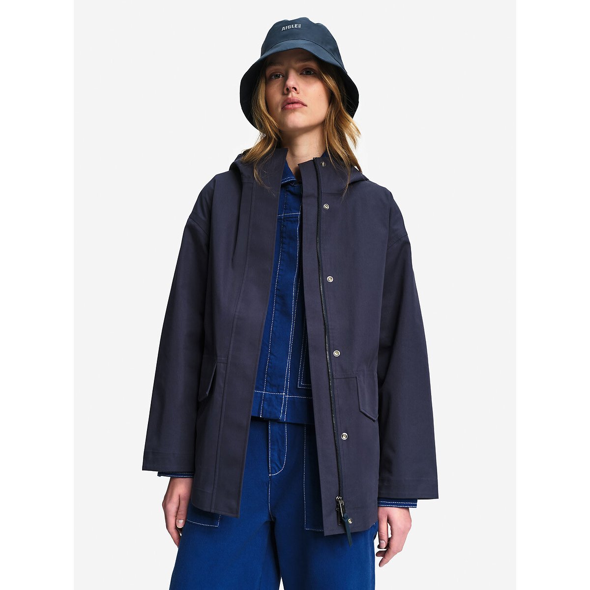 Parka courte et évasée MTD® marine, AIGLE