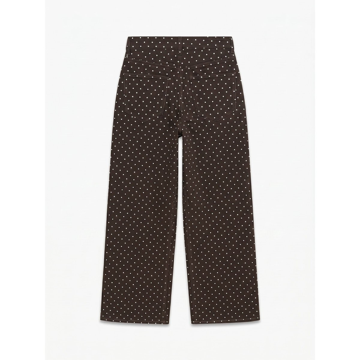 Jean À Coupe Large marron - chocolate torte, VERO MODA