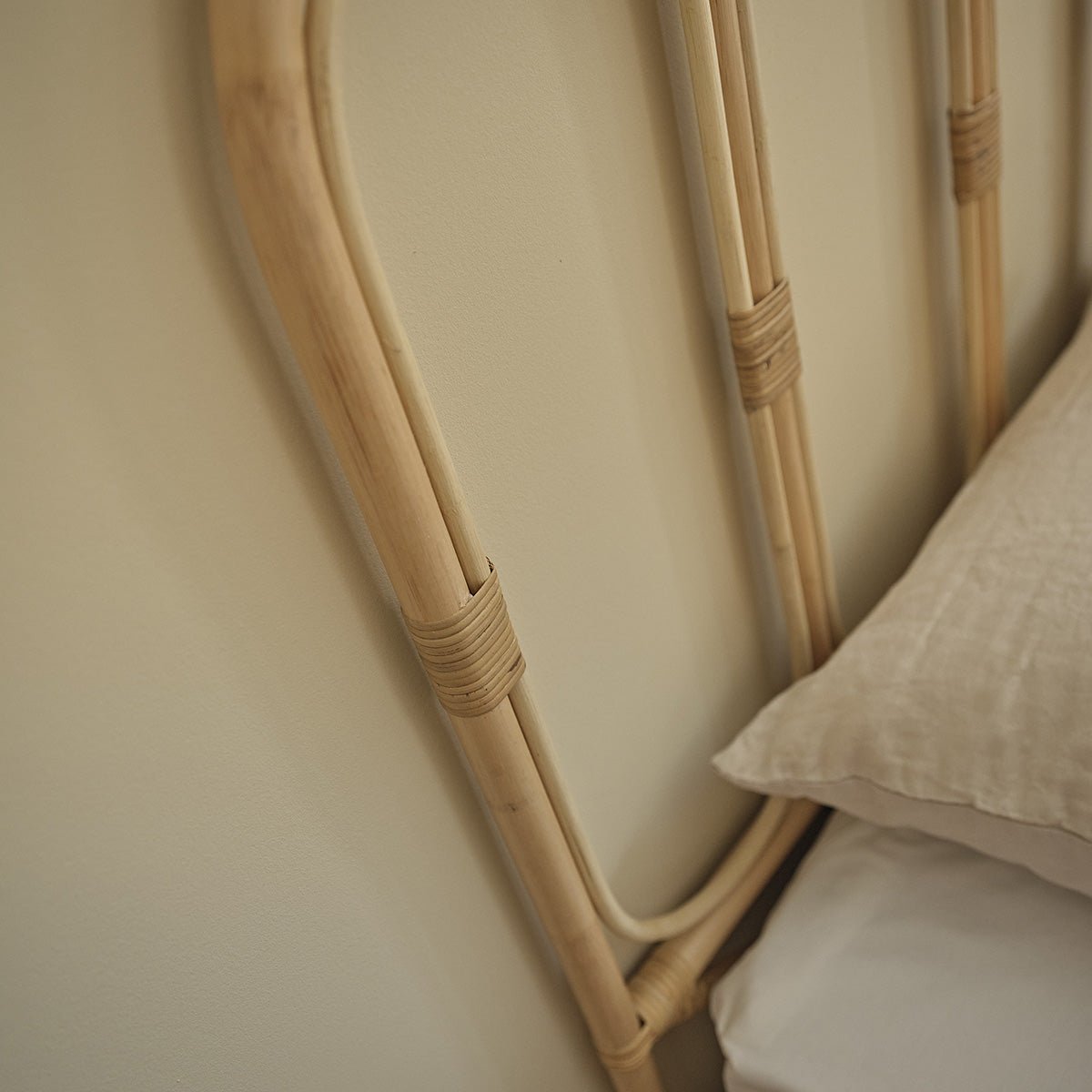 Tête de lit en rotin BOHO naturel, BERAH GETAH