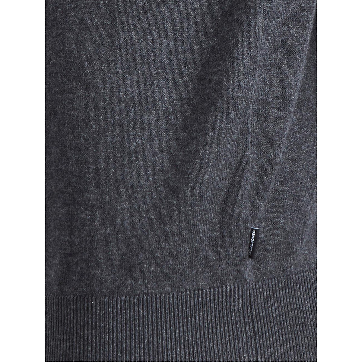 Pull col montant zippé Emil gris anthracite, JACK & JONES