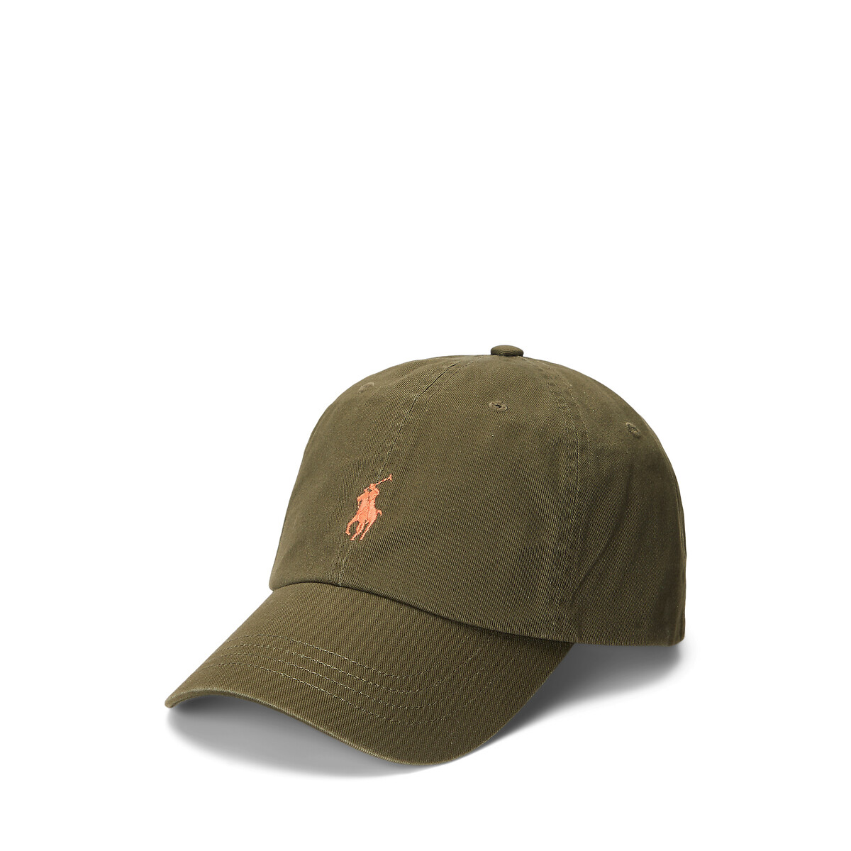 Casquette de baseball coton chino kaki, POLO RALPH LAUREN