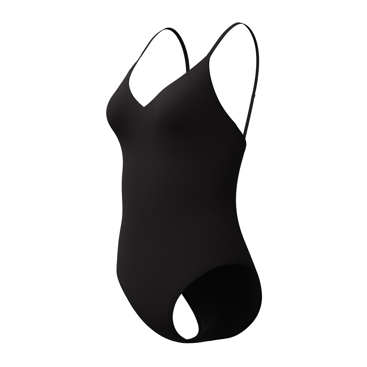 SOLID V-NECK badpak zwart, SPEEDO