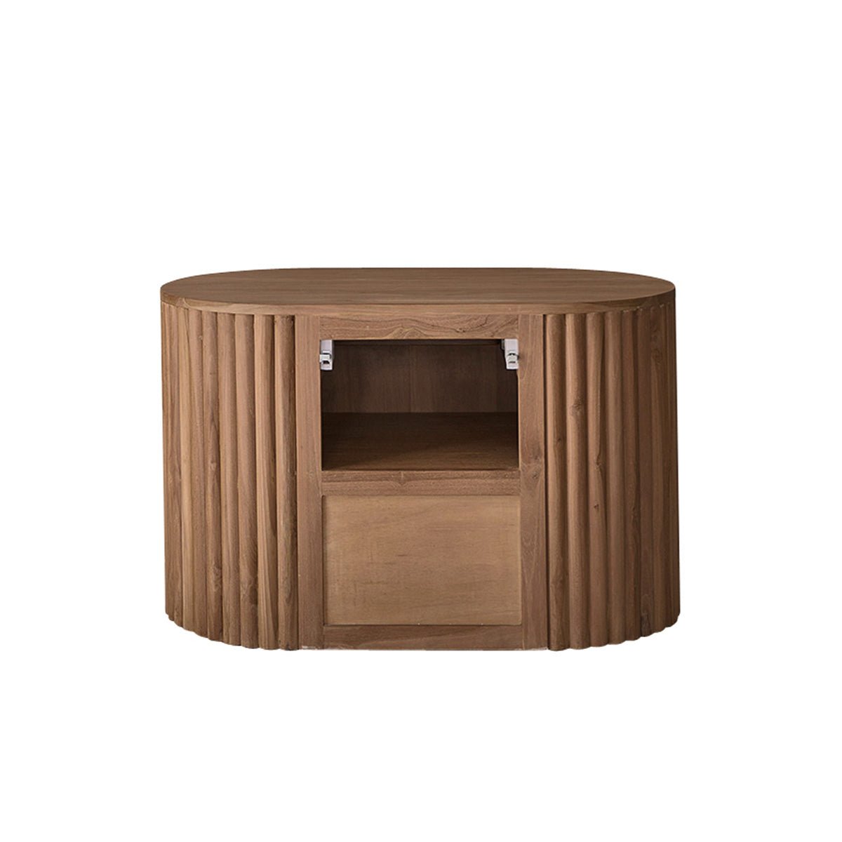 Meuble de salle de bain en teck massif 90 cm BELIZE naturel, BERAH GETAH