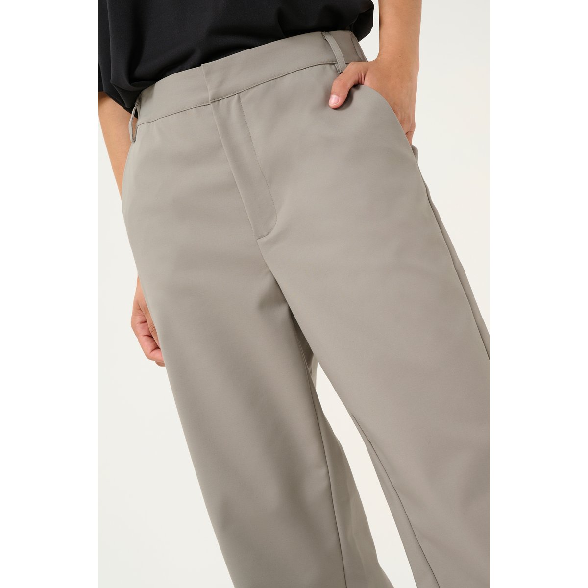 Casual pants gris elephant skin, KAFFE