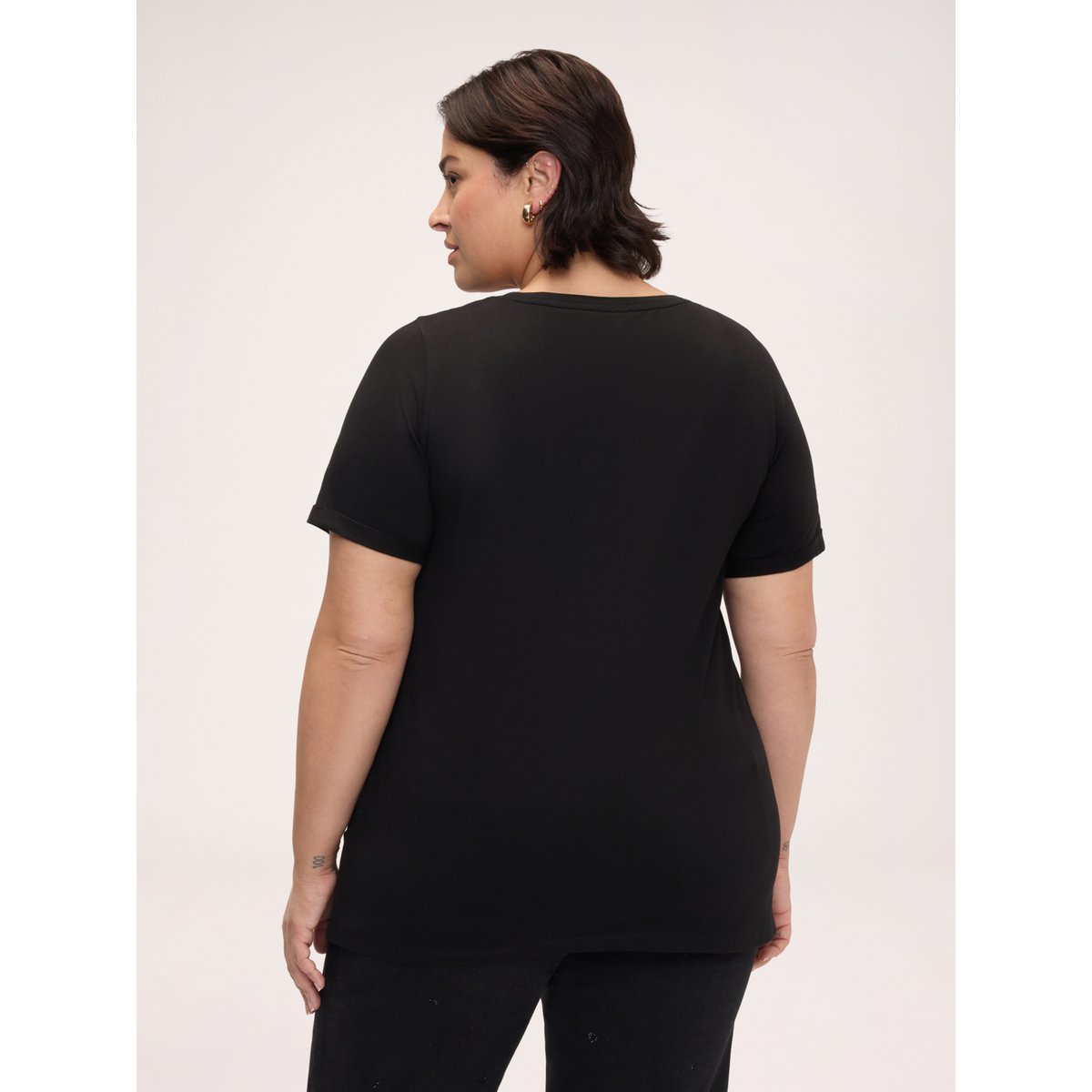 T-shirt avec inscription ironique noir, FIORELLA RUBINO