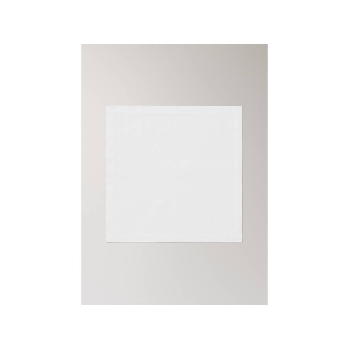 Serviettes de table 100 % lin blanc, MANGO HOME