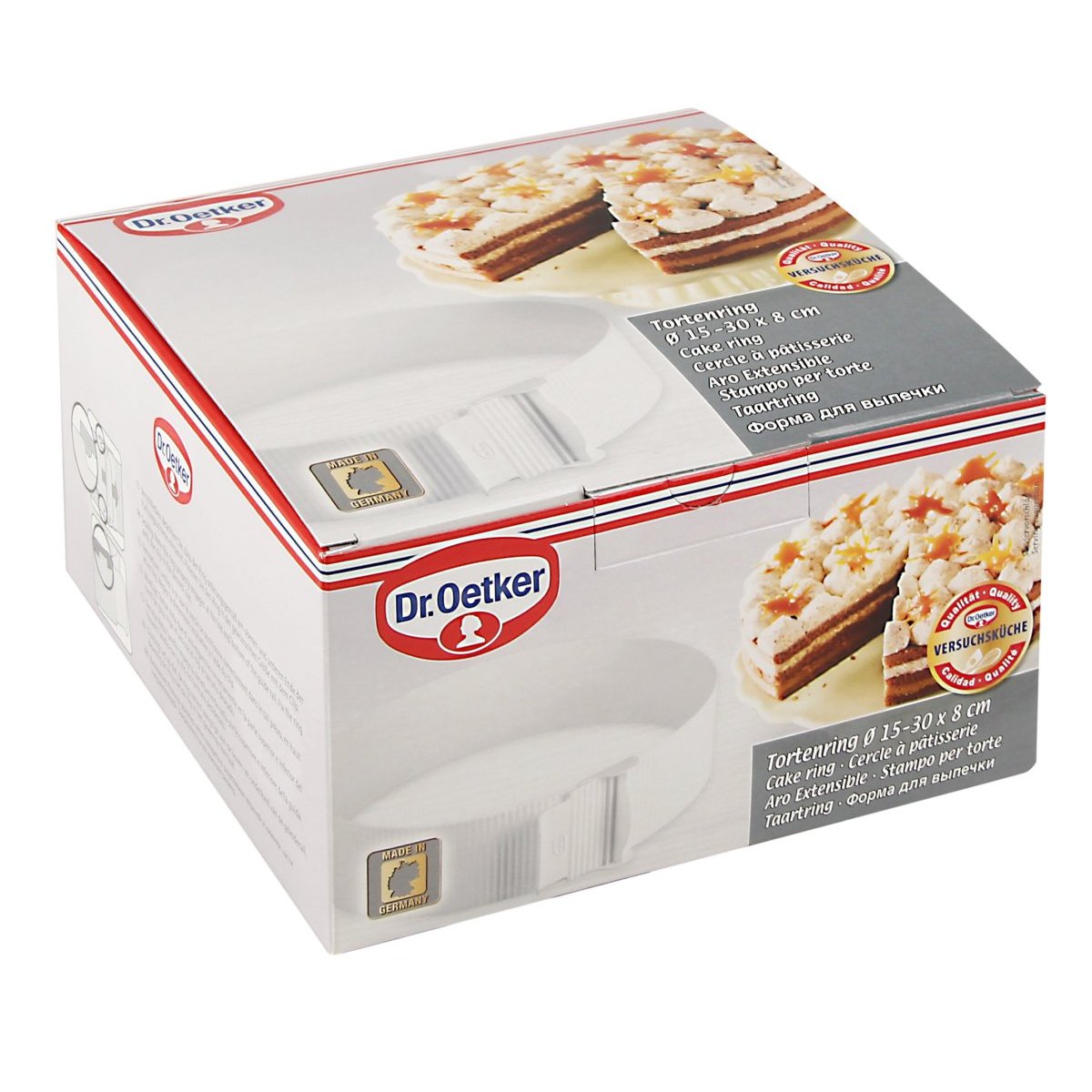 Cercle de pâtisserie réglable BAKER EDITION blanc, DR OETKER