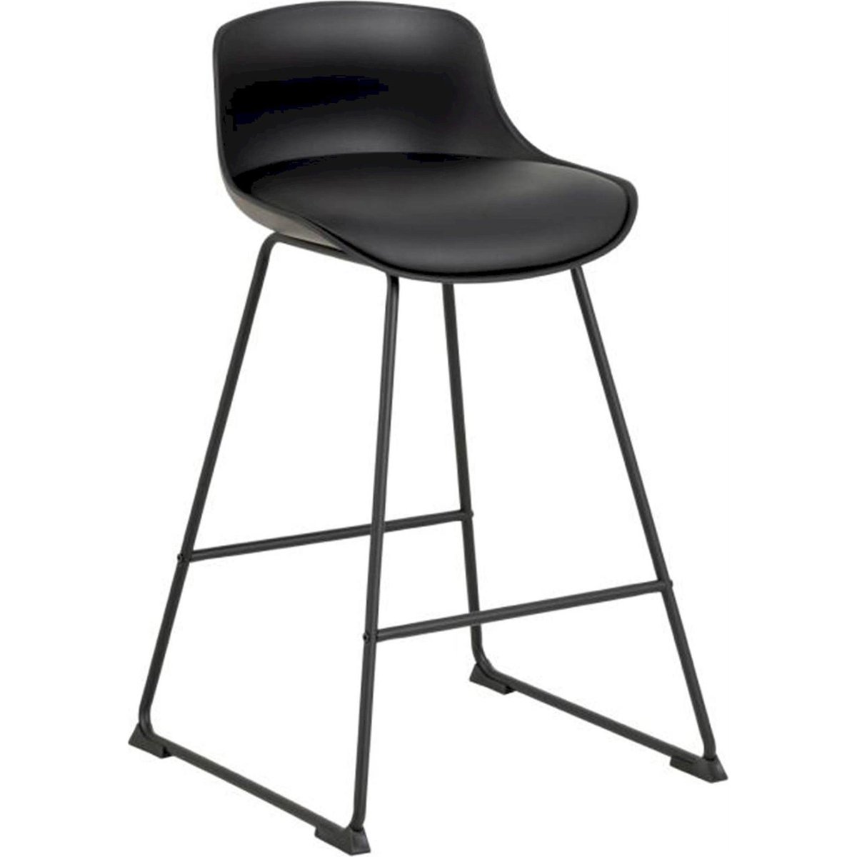 Tabouret de bar collection SCHINO noir, RECOLLECTION