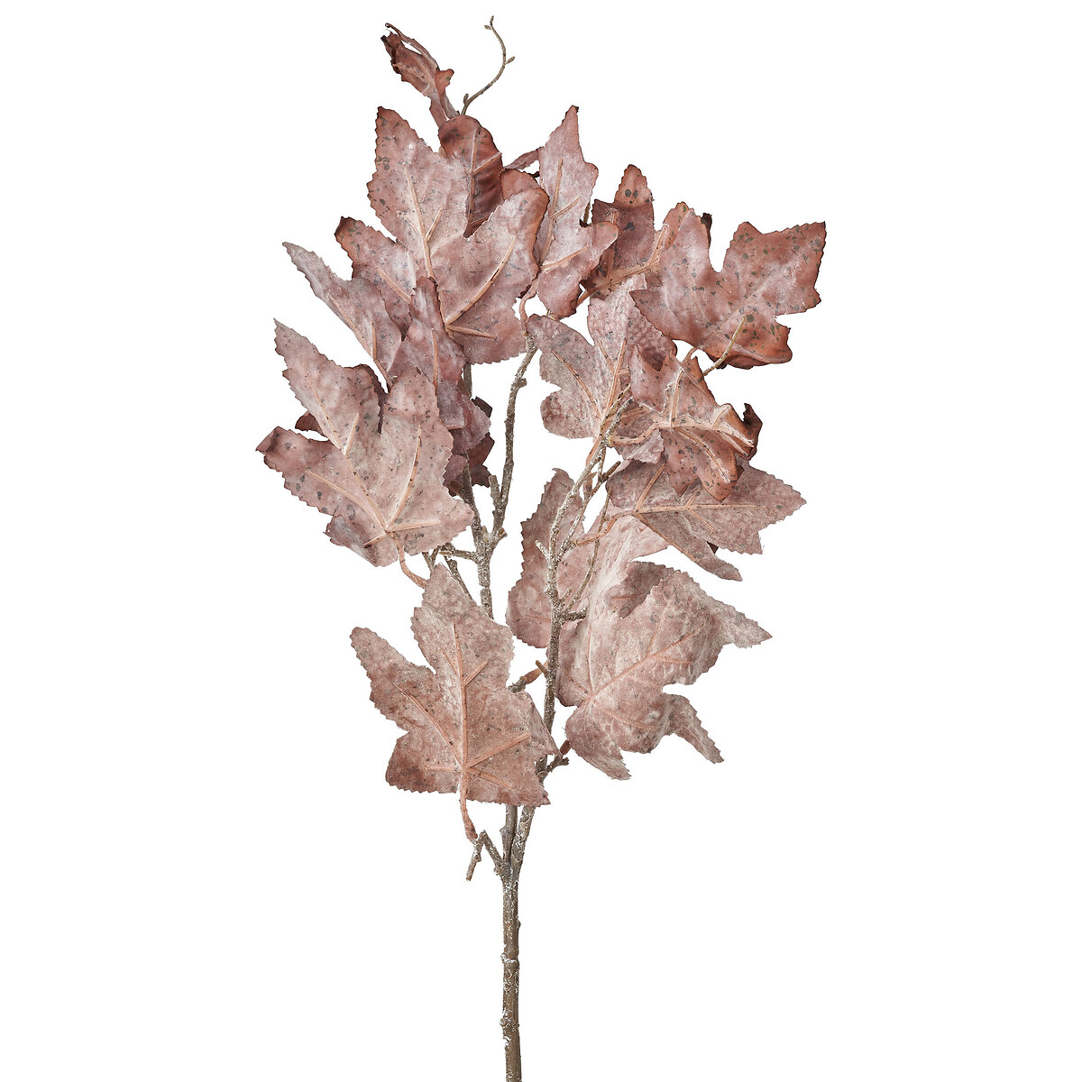 Set of 6 82cm Mulberry Brown Maple Leaf Stems brown , ÉDITÉ