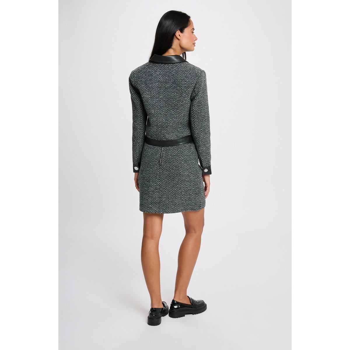 Veste manche longue noir, MORGAN