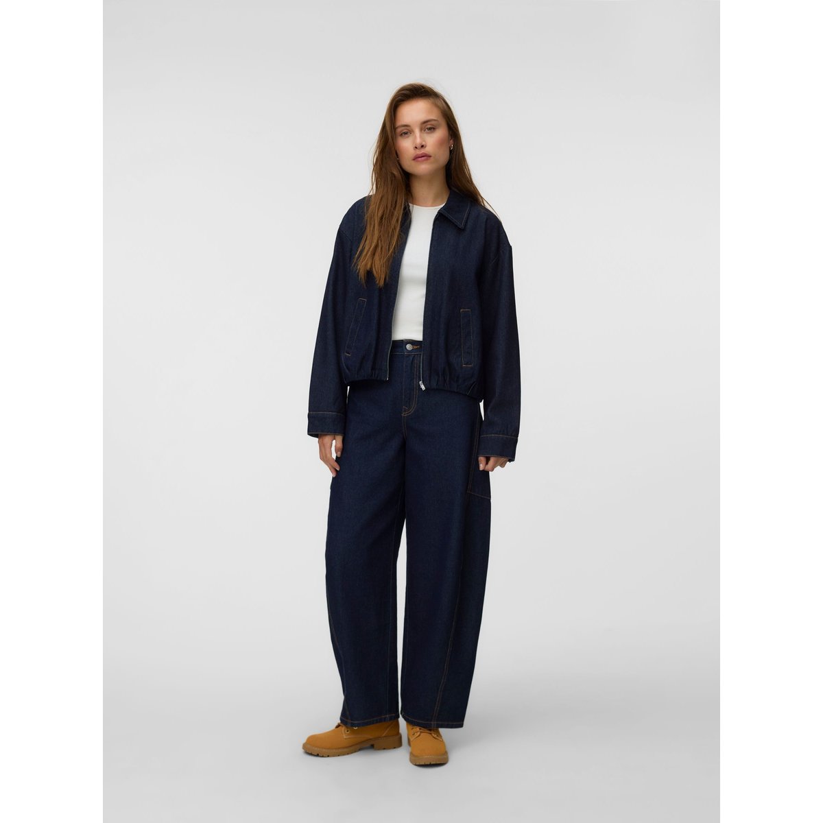 Veste Bomber dark blue denim, VERO MODA